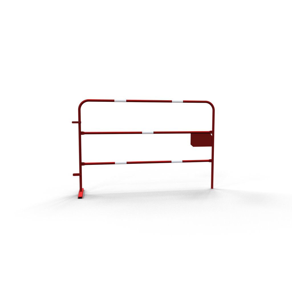 Absperrgitter mit Logofläche
