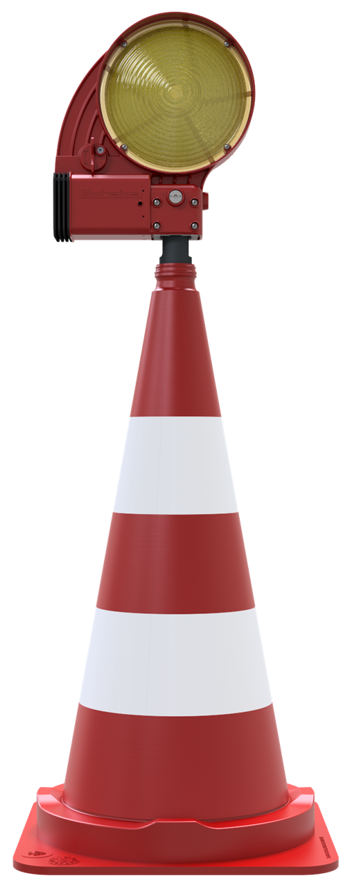 Leitkegel SET mit Blitzleuchte