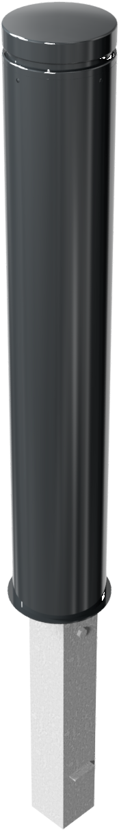 Stilpoller Ø 152 mm mit Alukopf, herausnehmbar