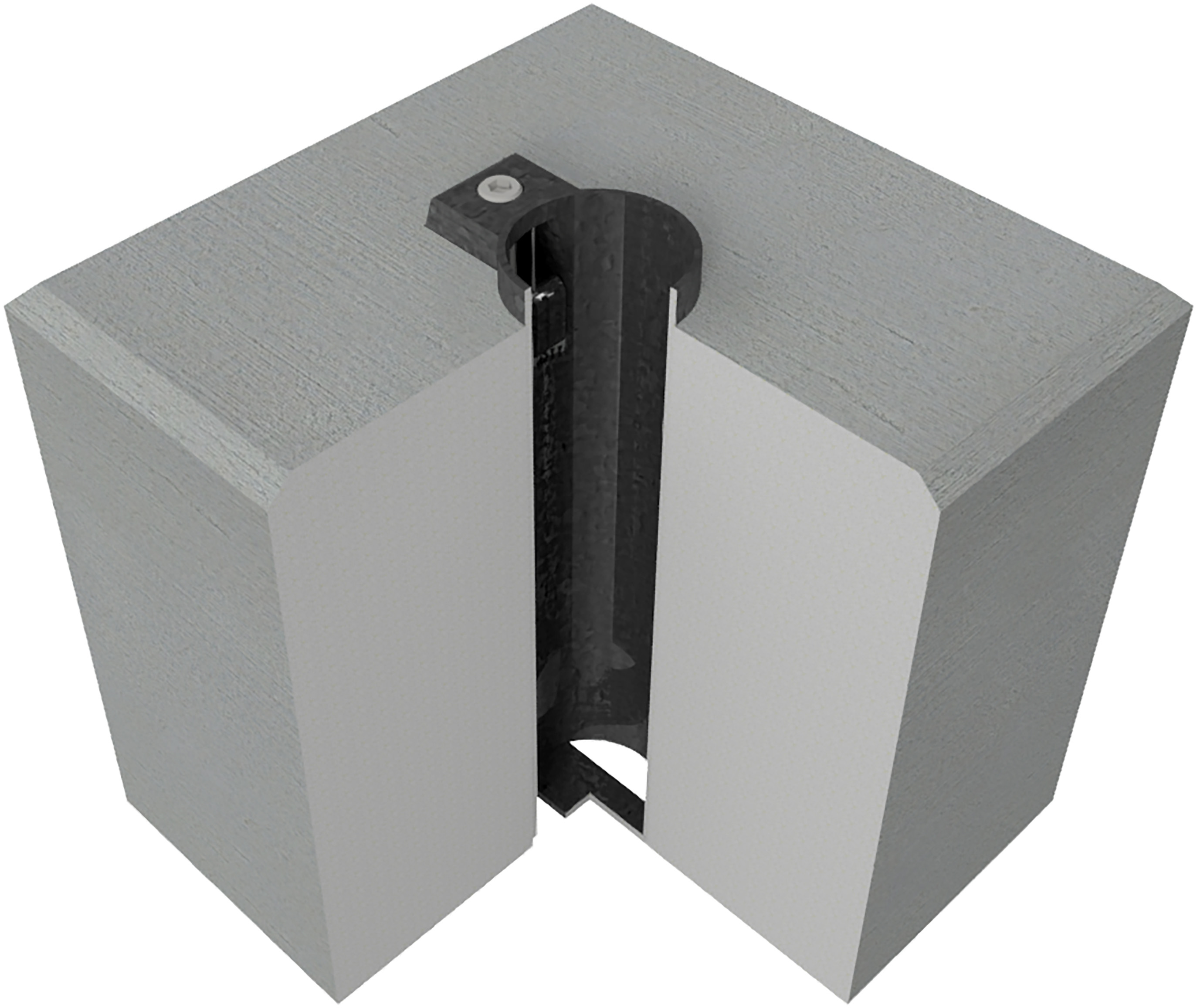 Fertigfundament für Schilderpfosten Ø 60 / 76 mm