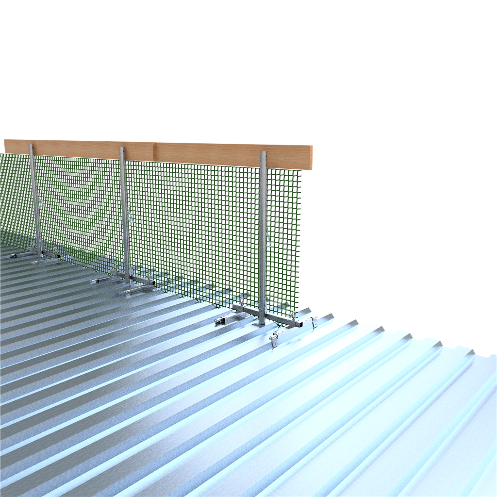Schutzsystem für Blechdach-Konsole