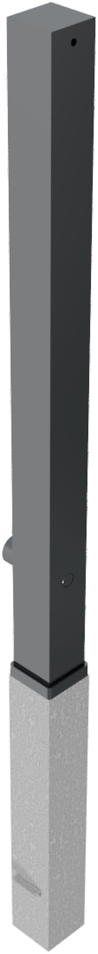 Stilpoller Vierkant 70–100 mm, herausnehmbar