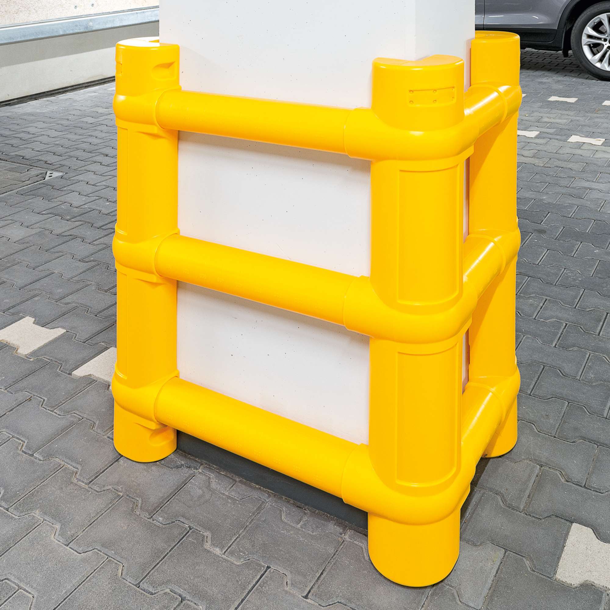 MORION Säulenschutz Kunststoff ECO, Set aus vier Seitenteilen, H 1000 x B 770 mm (pro Seite)