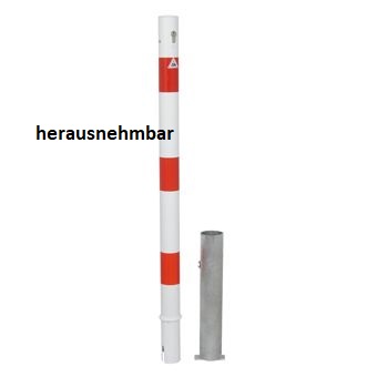 Sperrpfosten DMR. 60 mm, herausnehmbar