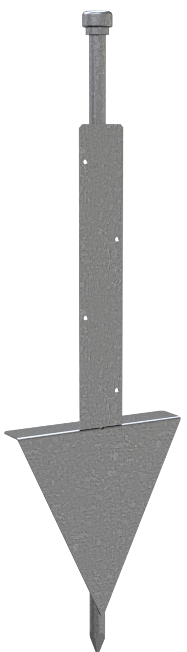 Abschalpfahl aus Stahl