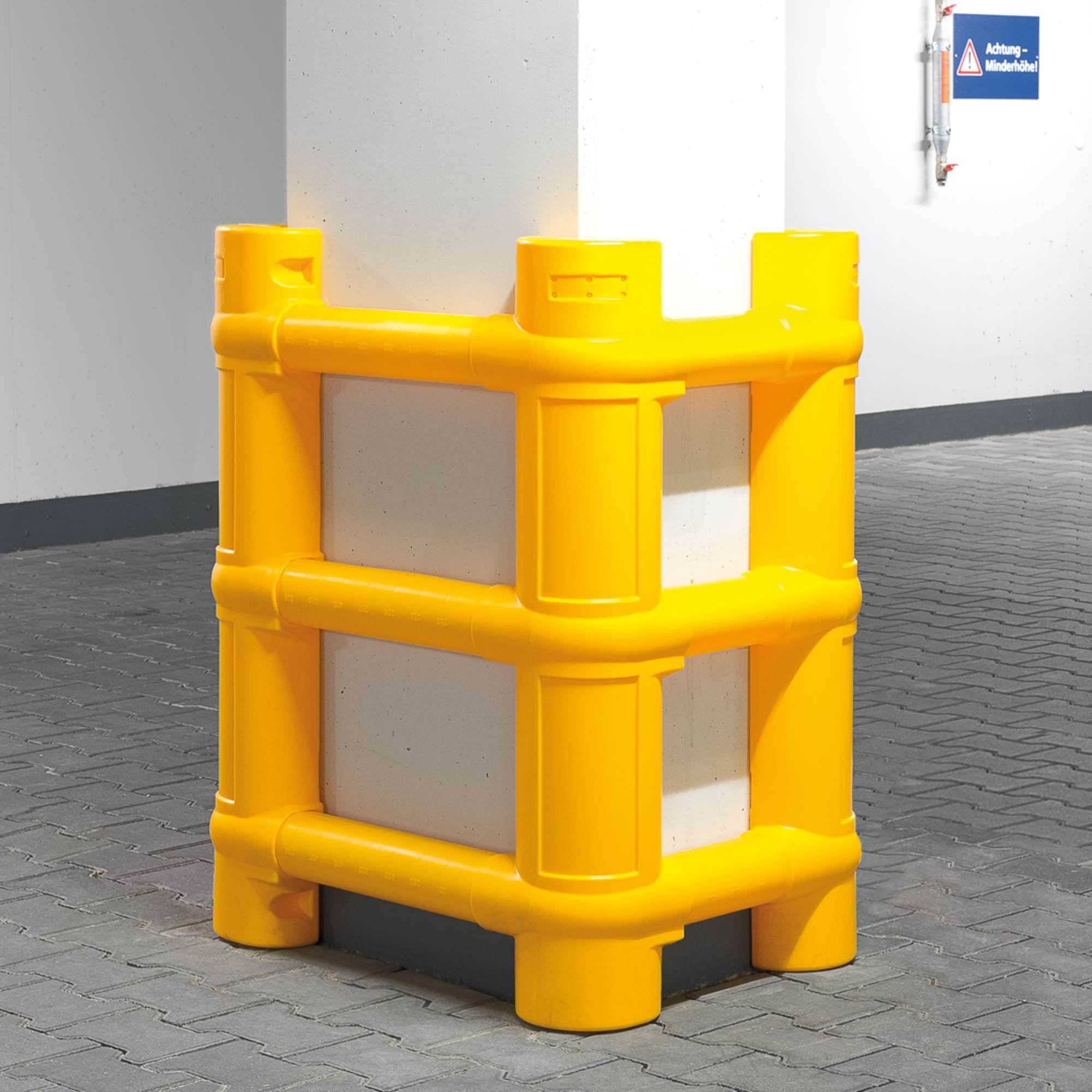 MORION Säulenschutz Kunststoff ECO, Set aus vier Seitenteilen, H 1000 x B 770 mm (pro Seite)