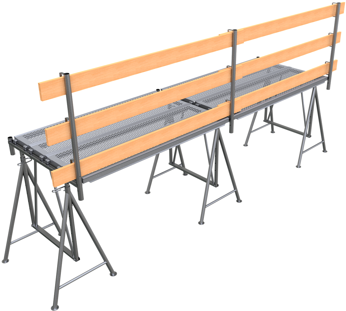 Systembohle aus Stahl