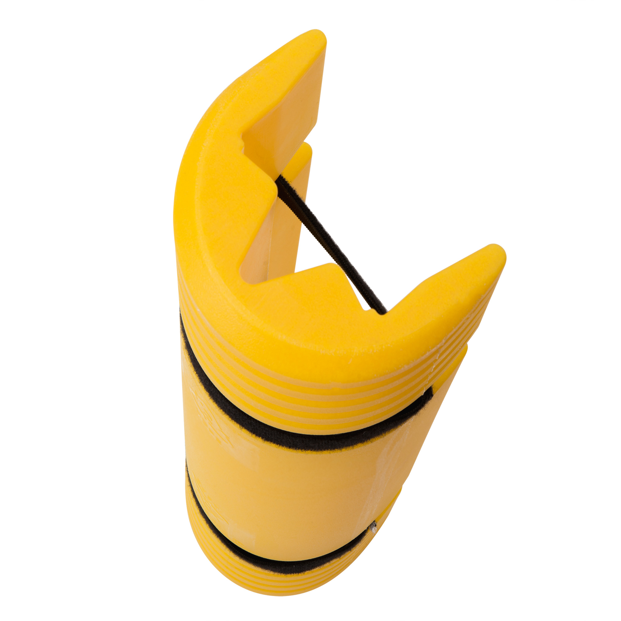 MORION Anfahrschutz Kunststoff, aus Polyethylen, gelb, H 550 x B 161 x T 115 mm