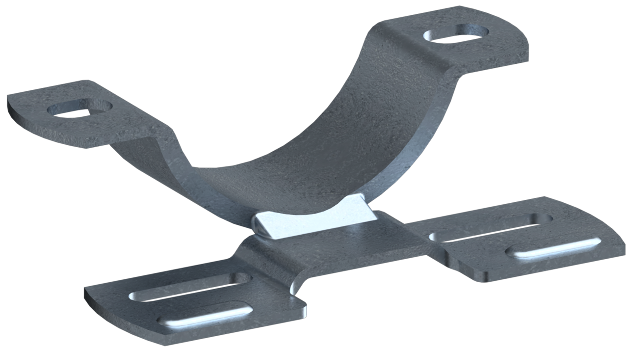 Rohrschellen für Schilderpfosten Ø 60 mm