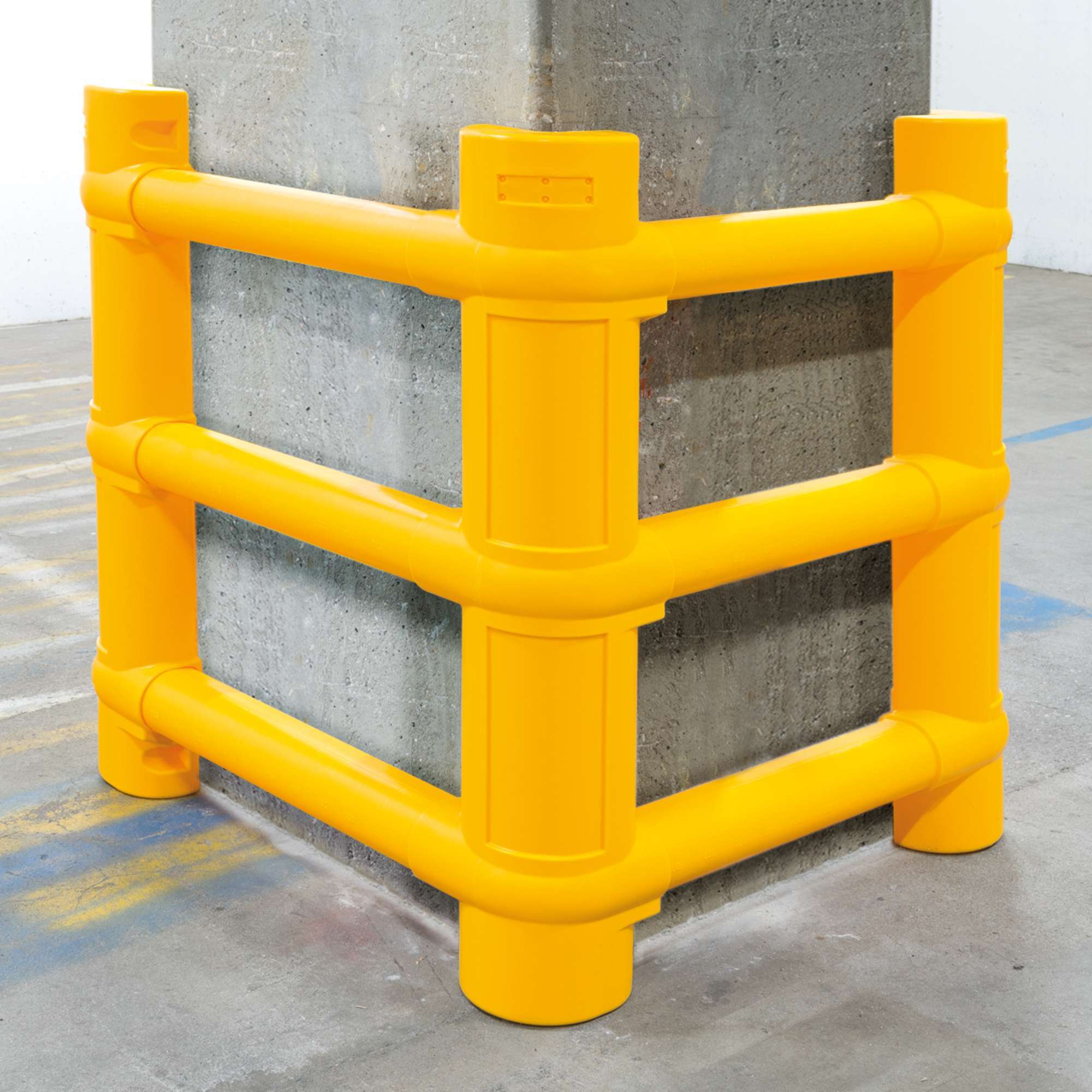 MORION Säulenschutz Kunststoff ECO, Set aus vier Seitenteilen, H 1000 x B 770 mm (pro Seite)