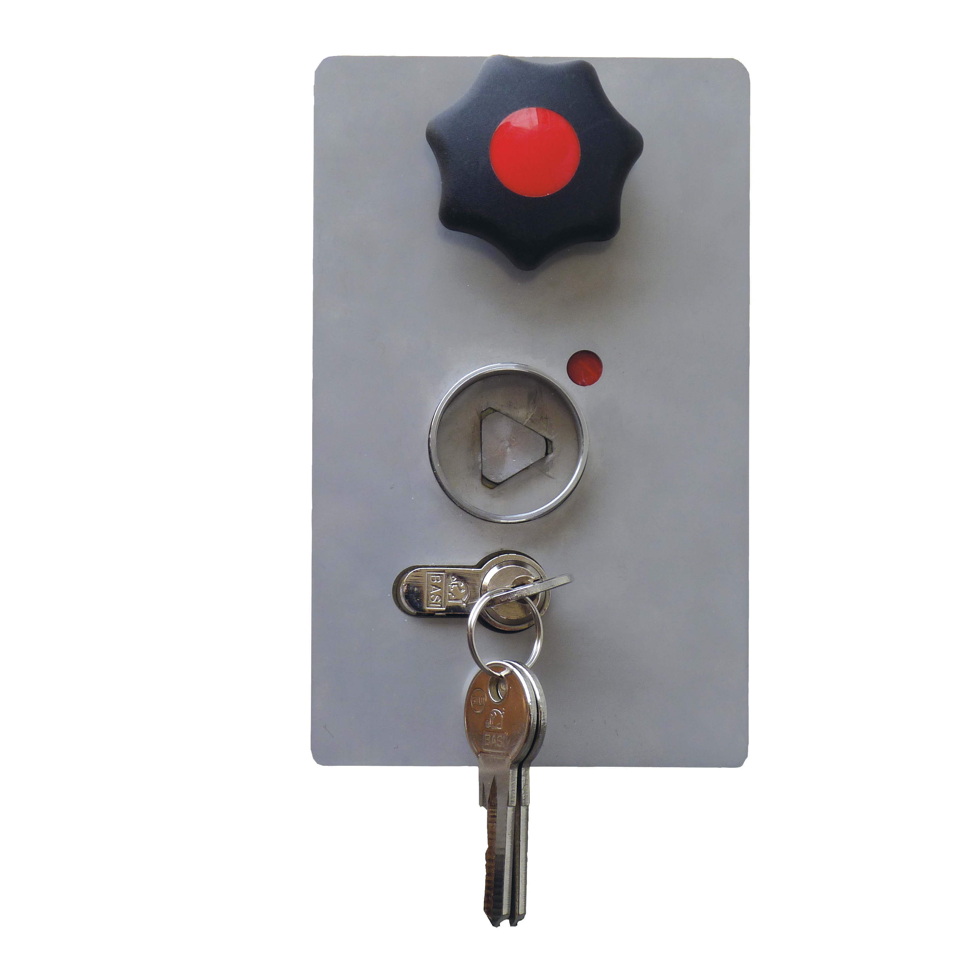 Schlosskasten mit Profilzylinder und Feuerwehrdreikant für WES 31/41 und HBS 54