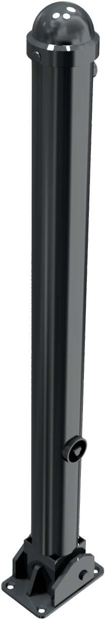 Stilpoller Ø 76 mm mit Zierkappe, umlegbar