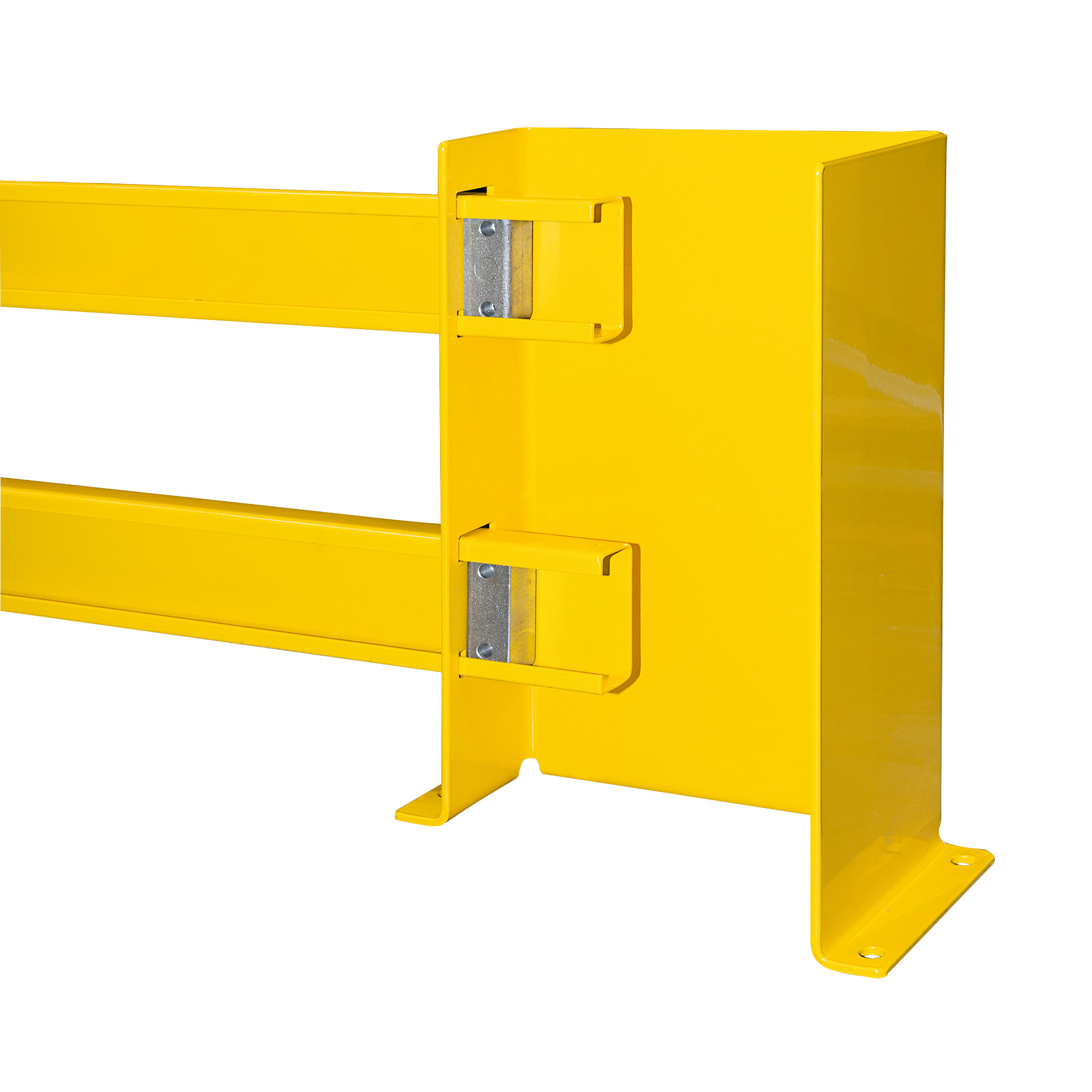 BLACK BULL Regalschutz-Planken-Set B, Inhalt: 2 Anfahrschutz-Winkel, 2 Querholme