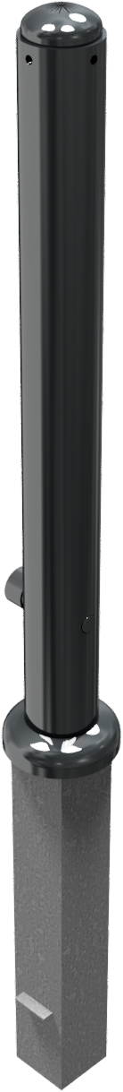 Stilpoller Ø 82 mm mit Halbkugel, herausnehmbar