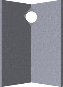 Einhängeschuh für Konsolgerüst an Gebäudeecken