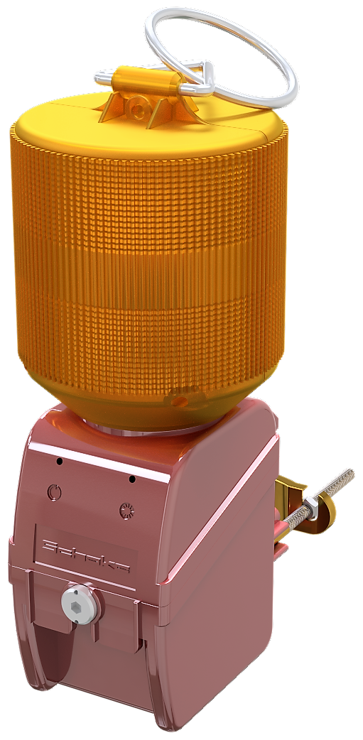Bauzaunlampe 360° Linse