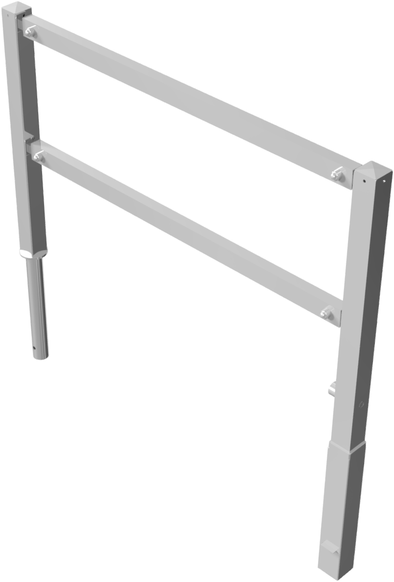 Wegesperre schwenkbar 70 x 70 mm, 1500–3000 mm