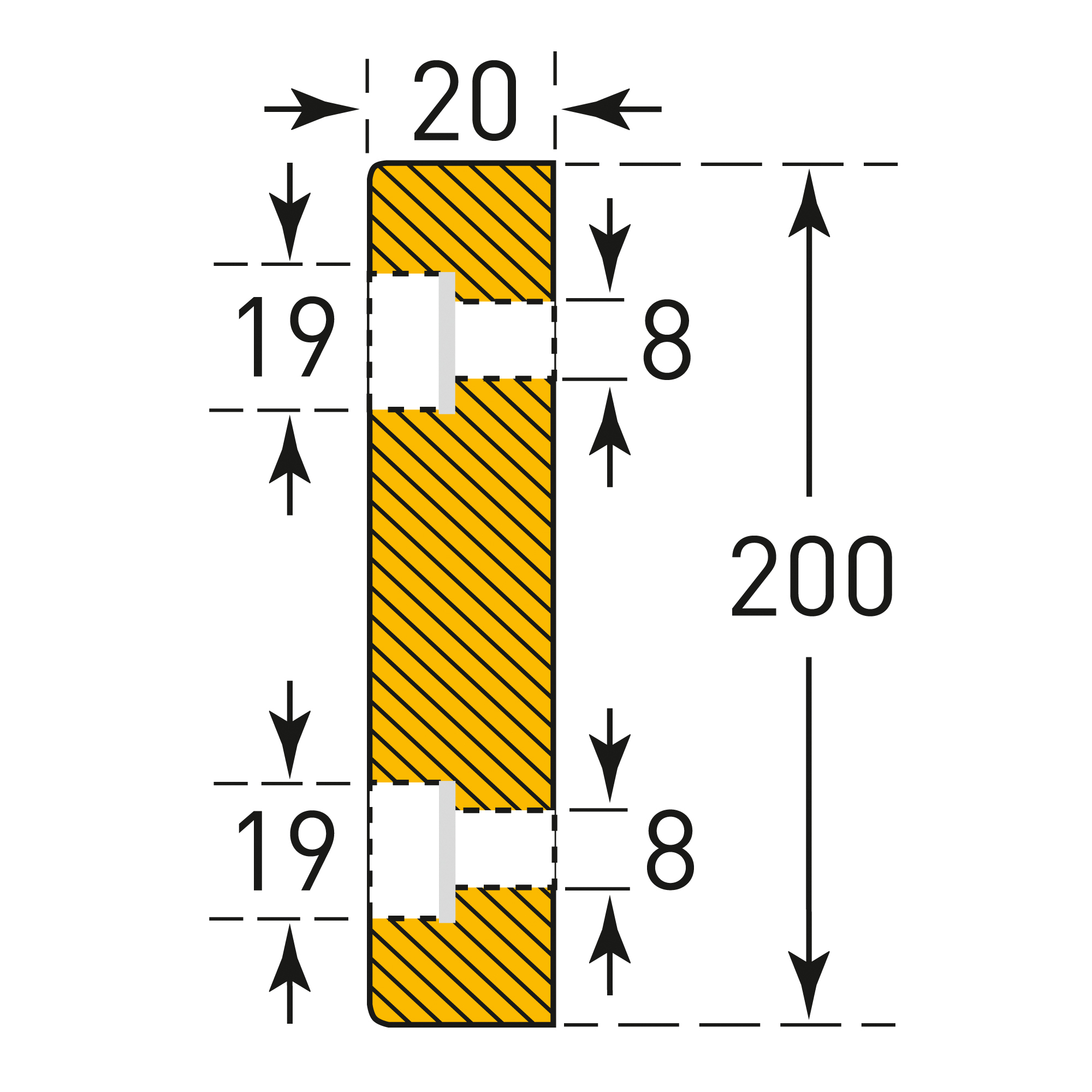 MORION Prallschutz für Flächen, aus PU-Schaum