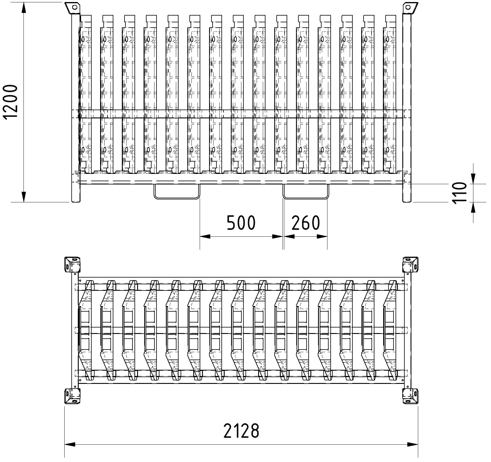 SET mit 15 Überfahrschutzsystemen
