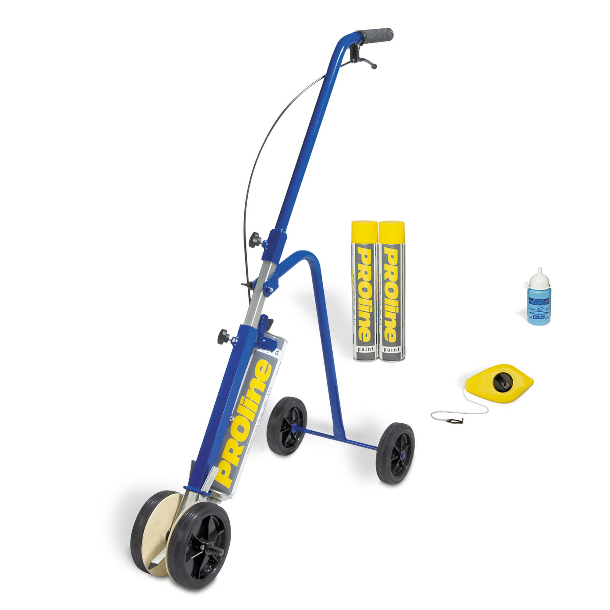 PROline-paint Markier-Set, Inhalt: Markiergerät PROliner, 2 Dosen, Schlagschnur, Kreide