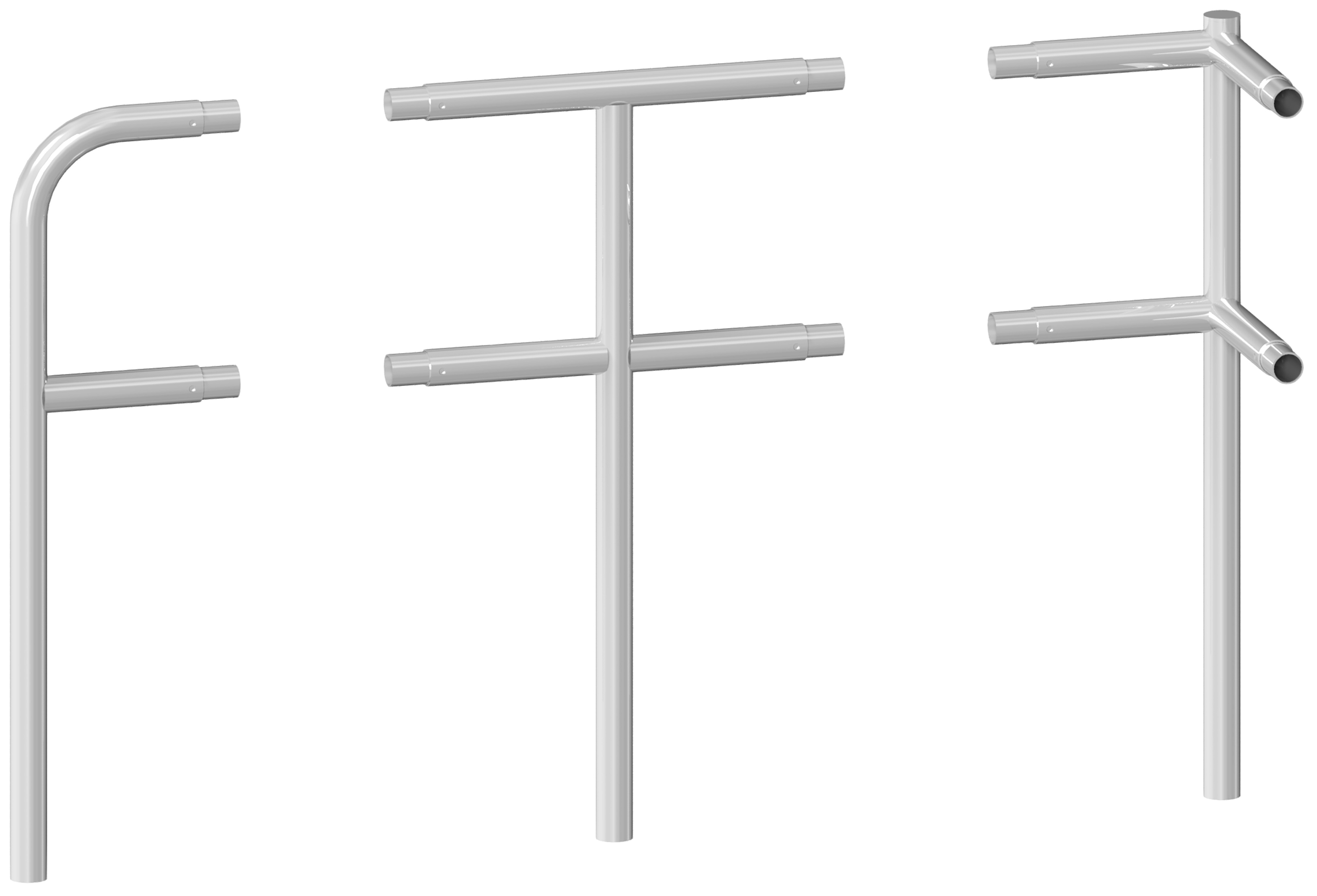Schutzgeländer Stecksystem Querholm Ø 48 mm
