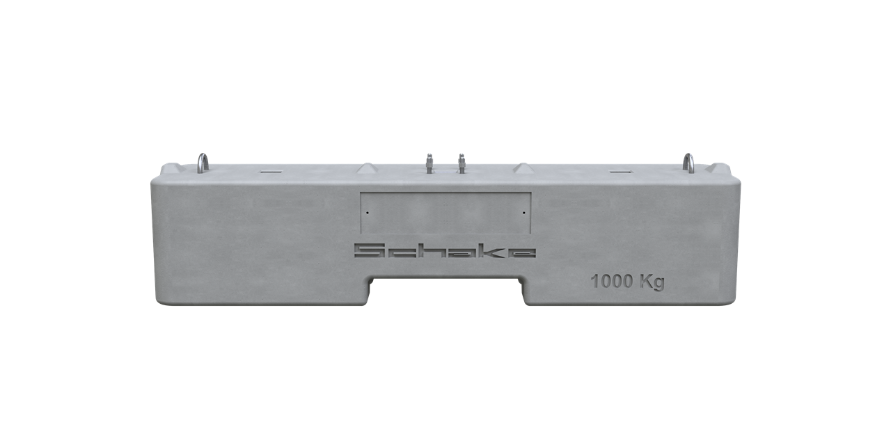 Schake Beton-Aufstellvorrichtung 1000 kg, flach