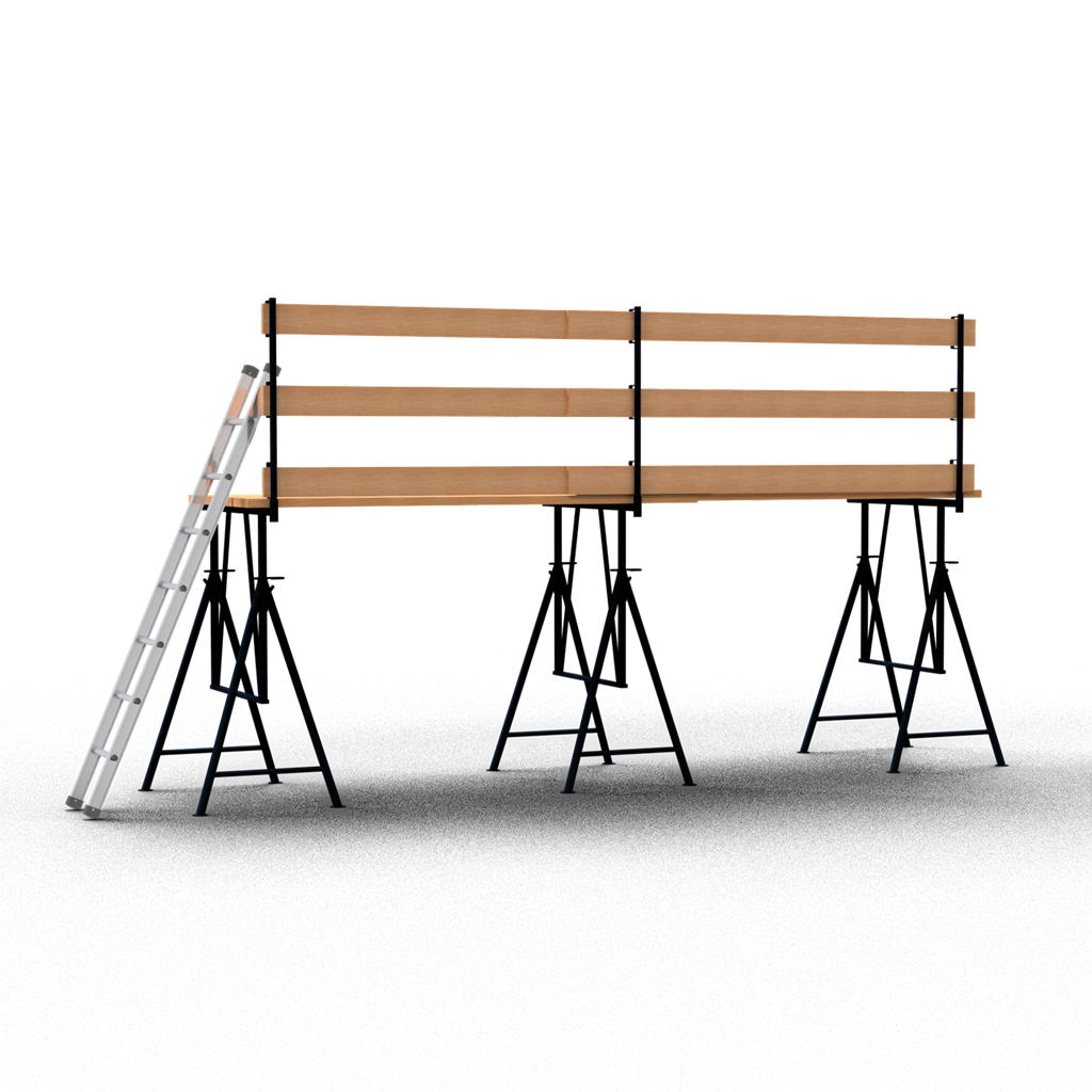 SET mit Faltgerüstbock Komplettsystem