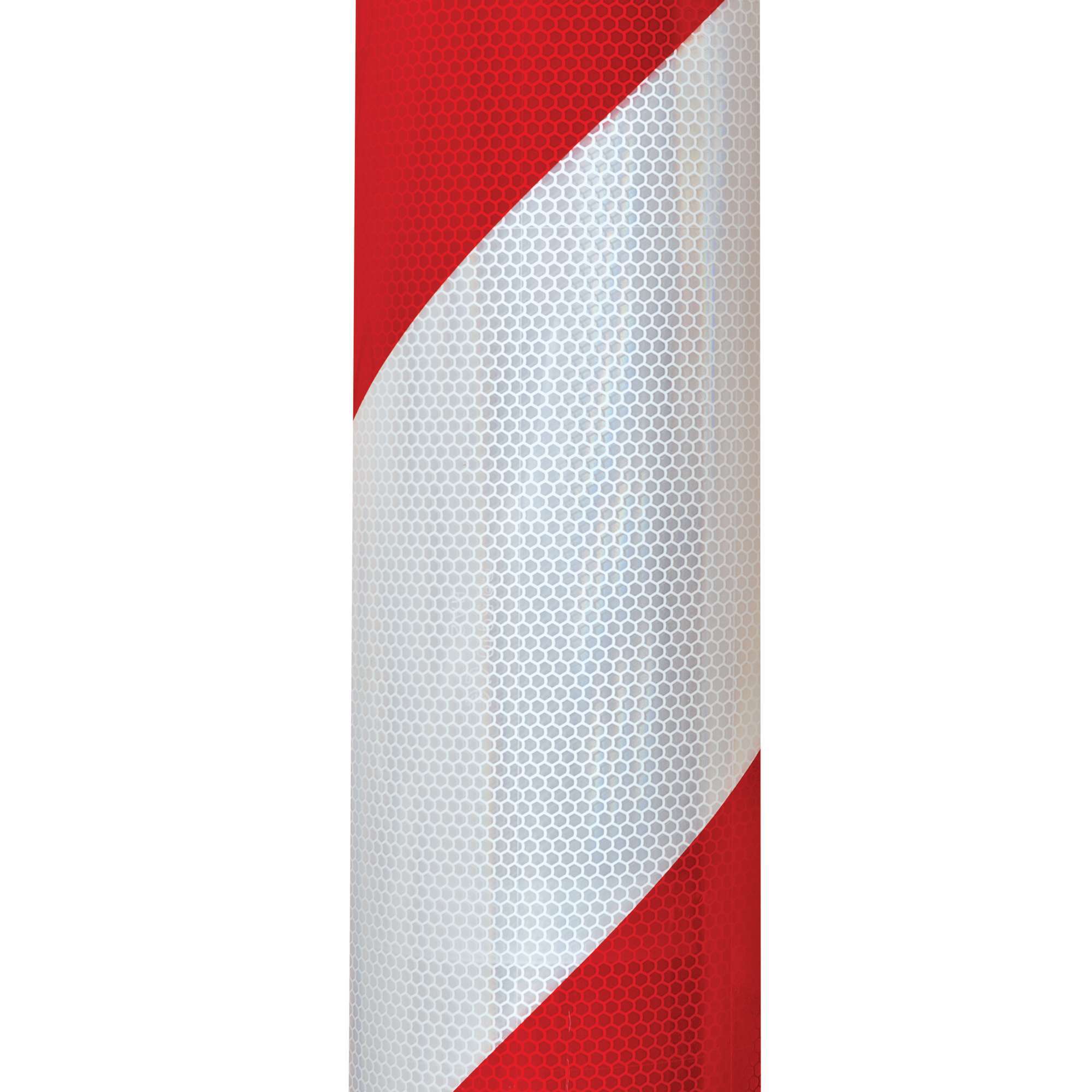 GAMMA Warnsäule, Durchmesser 160mm, Höhe 500 mm, rot/weiß linksweisend