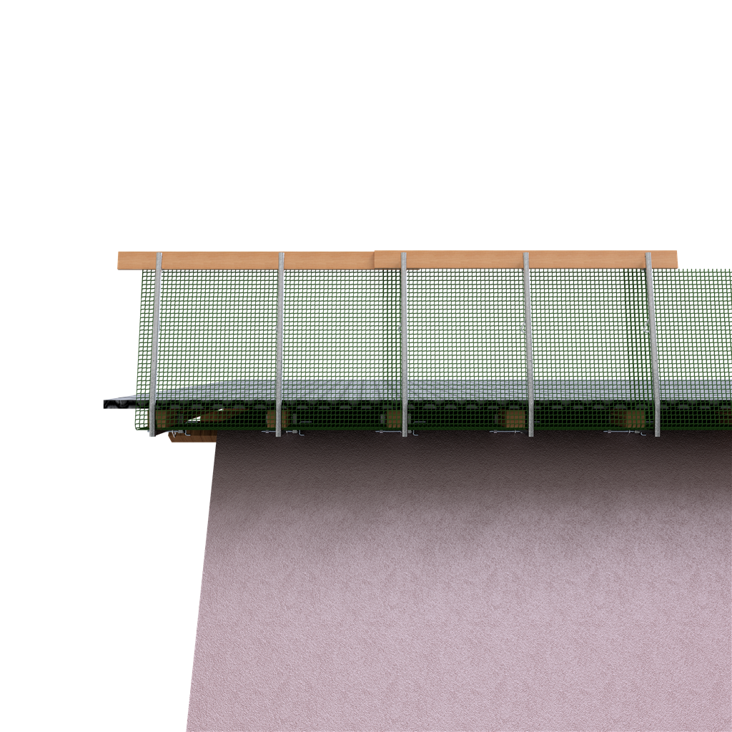 Schutzsystem für 60° Dachfang