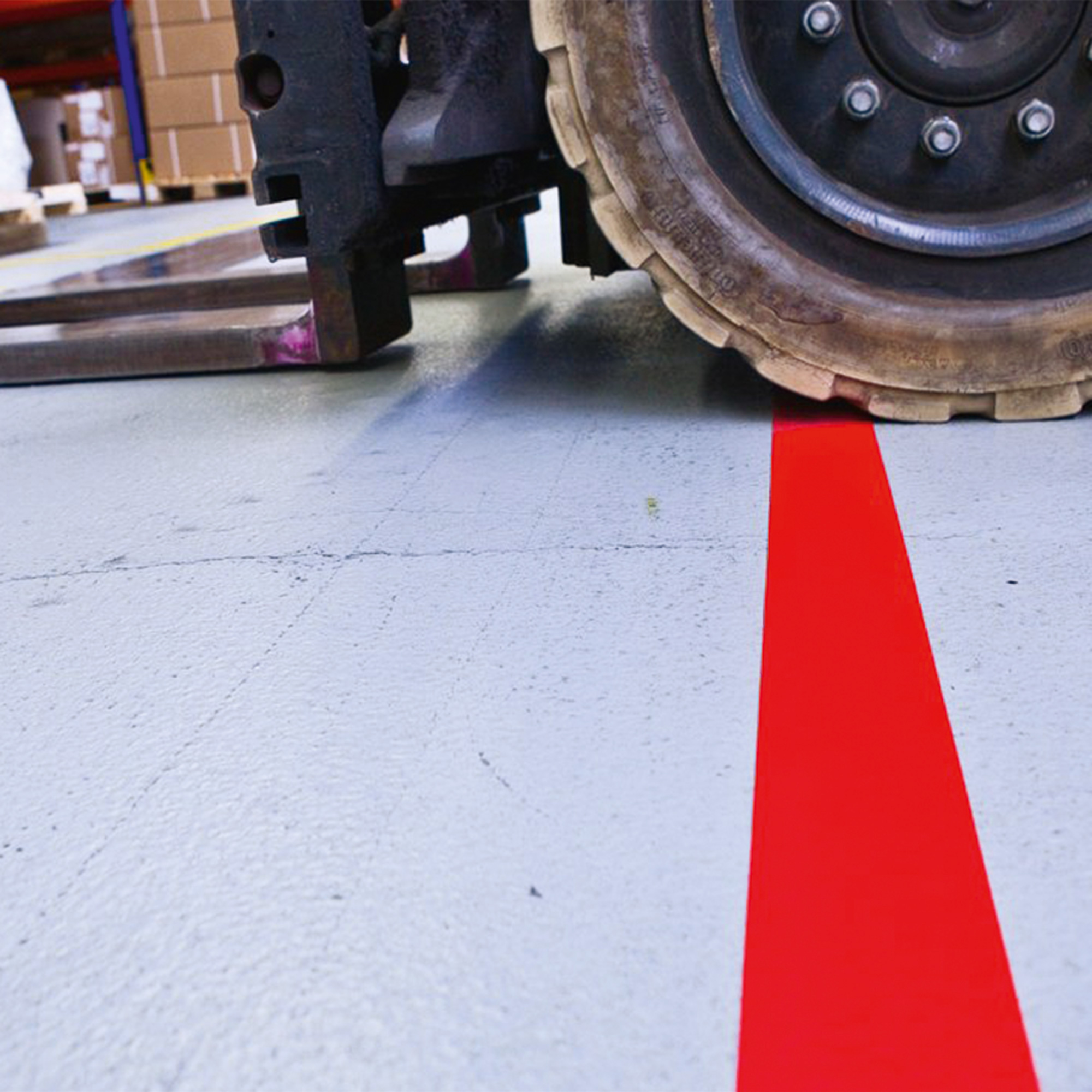 PROline-tape Vinyl Bodenmarkierung, staplergeeignet, selbstklebend