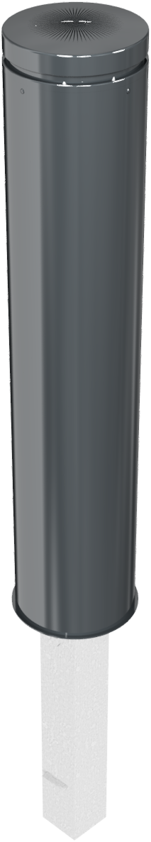 Stilpoller Ø 193 mm mit Alukopf, herausnehmbar