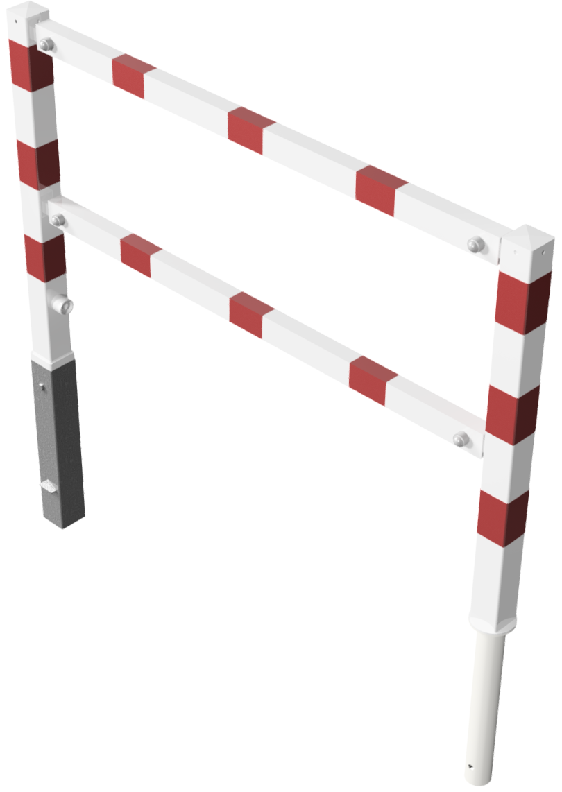 Wegesperre schwenkbar 70 x 70 mm, 1500–3000 mm