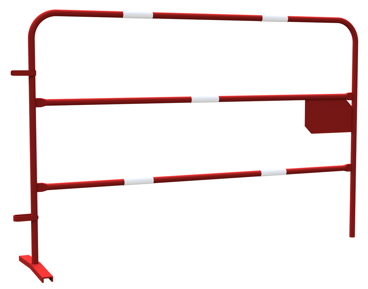 Absperrgitter mit Logofläche