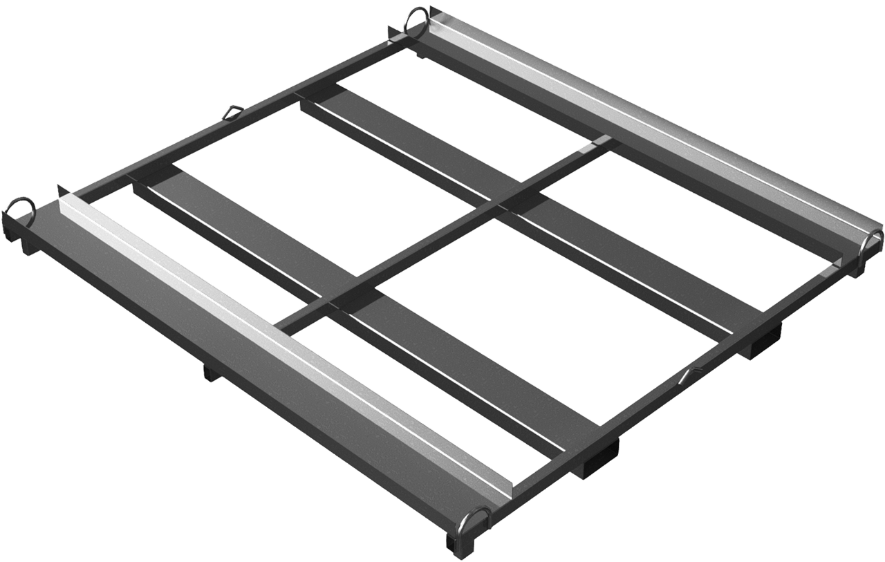 Palette für Absperrgitter