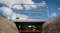 Grabenbrücke Aluminium, 1,0 m breit