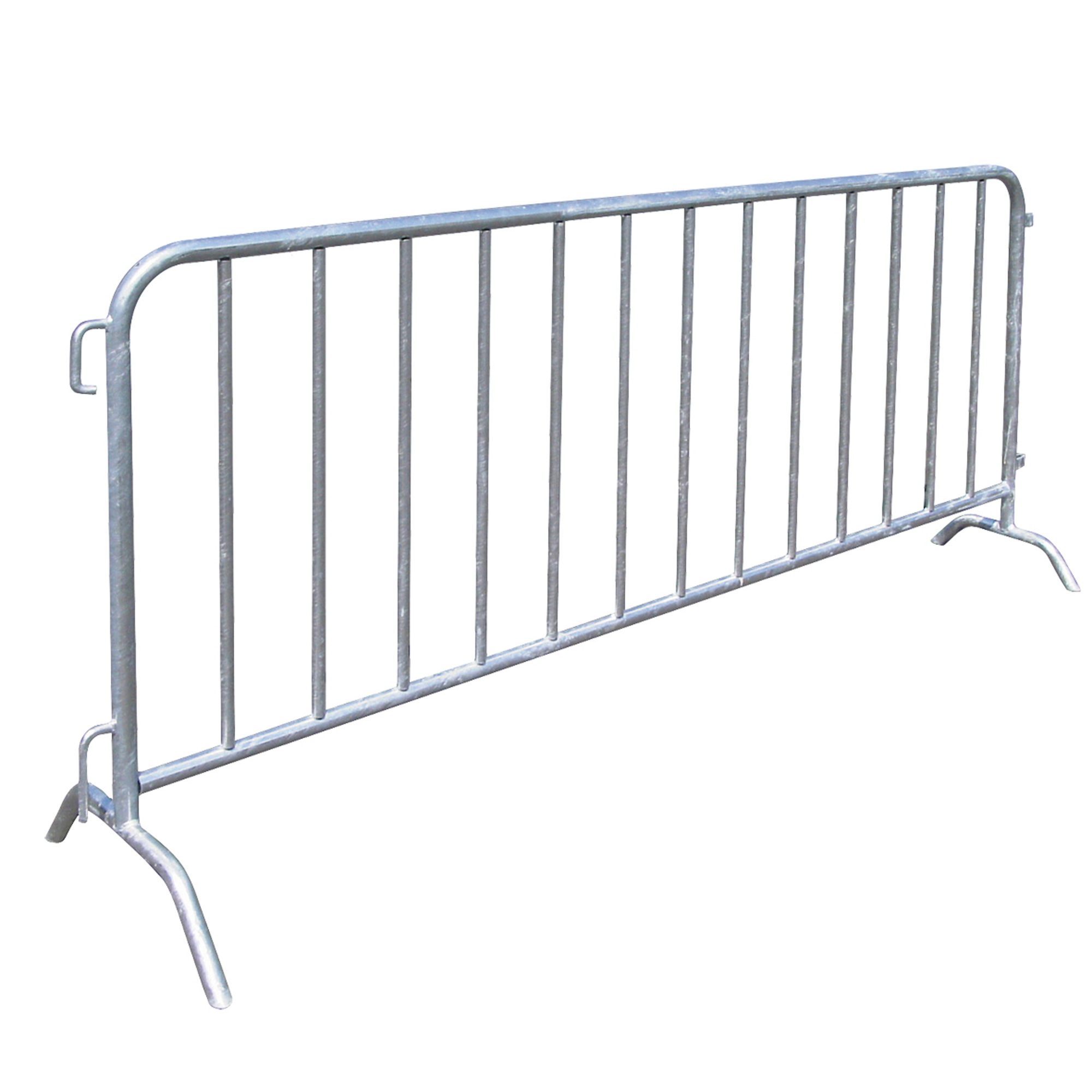 MORION Sperrgitter Stahl, 1100x2580x34mm, 13 Füllstäbe, Gitterlänge 2500mm, Patentverschluss