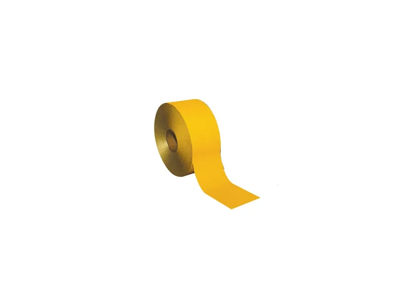 Markierungsfolie 100 m Rolle 15 cm Dünnschicht Gelb (BAST geprüft)