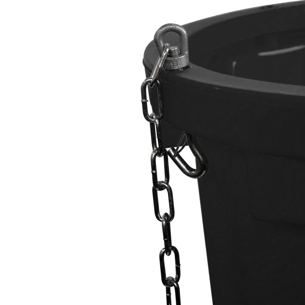 Kette mit Haken und Ösen für Schuttrutsche