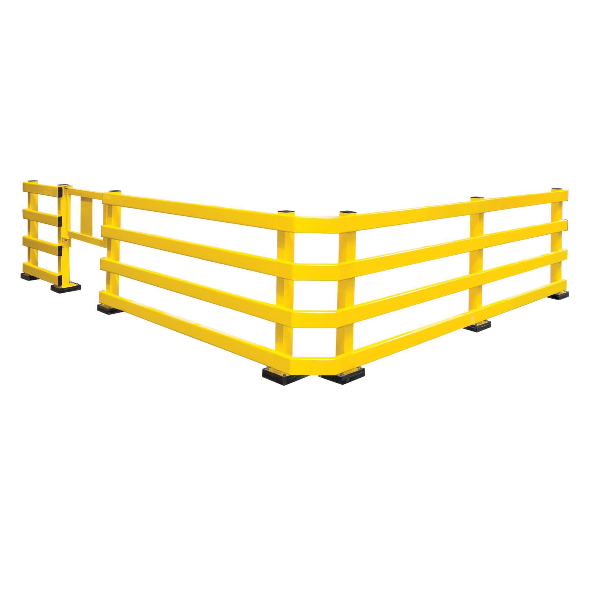 BLACK BULL Rammschutz-Planke XL, Standpfosten, zum Aufdübeln, mit Bodenplatte