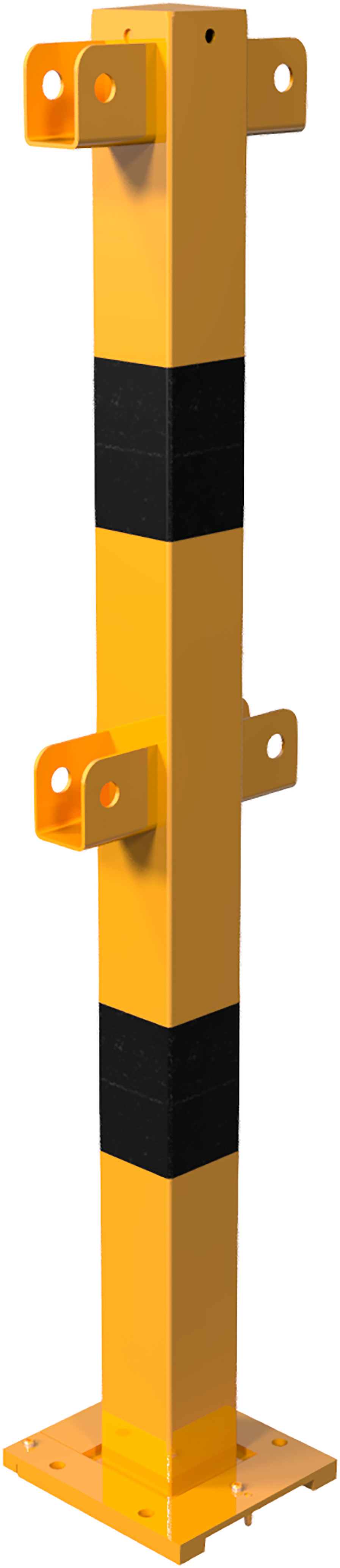 Schutzgeländer Pfosten 70 x 70 mm, abnehmbar