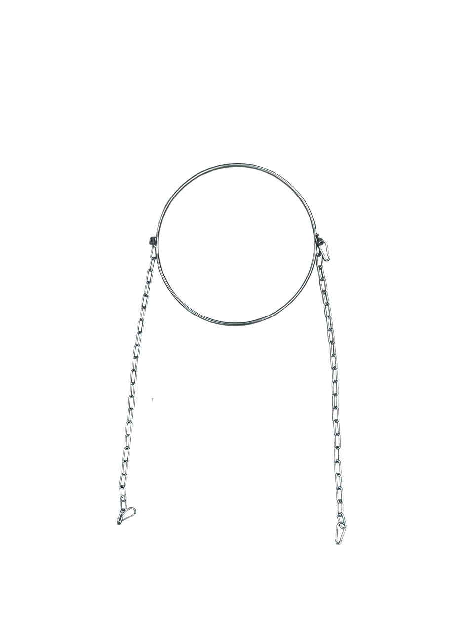 Kette mit Haken und Ösen für Schuttrutsche