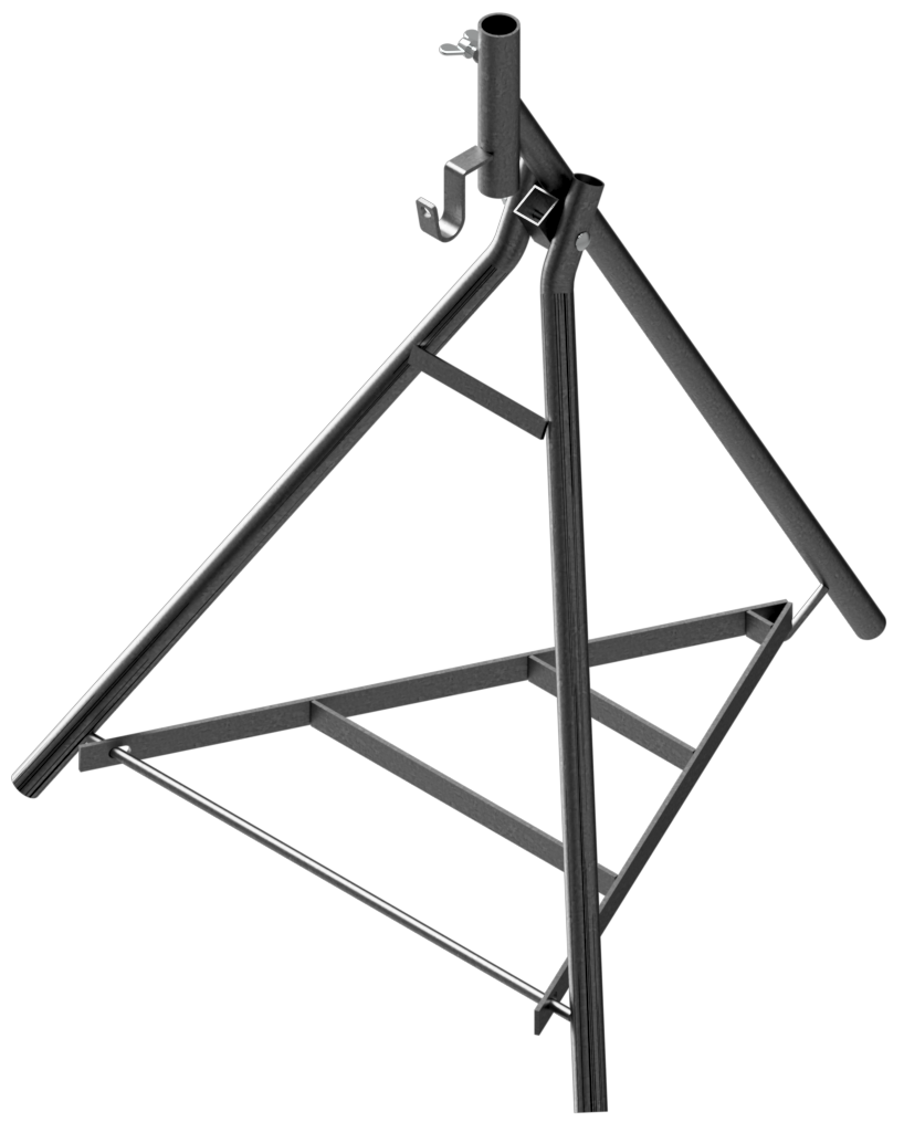 Signalständer mit Lampenhalterung