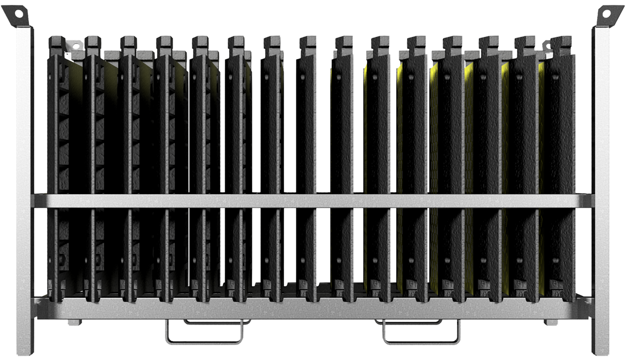 SET mit 15 Überfahrschutzsystemen