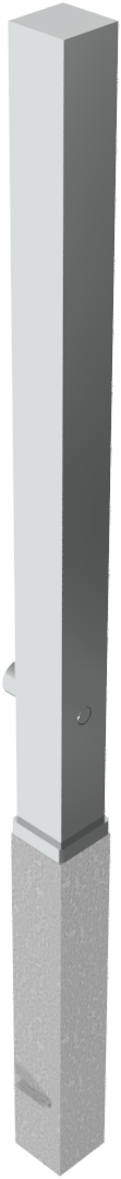 Edelstahlpoller 70 x 70 mm, herausnehmbar