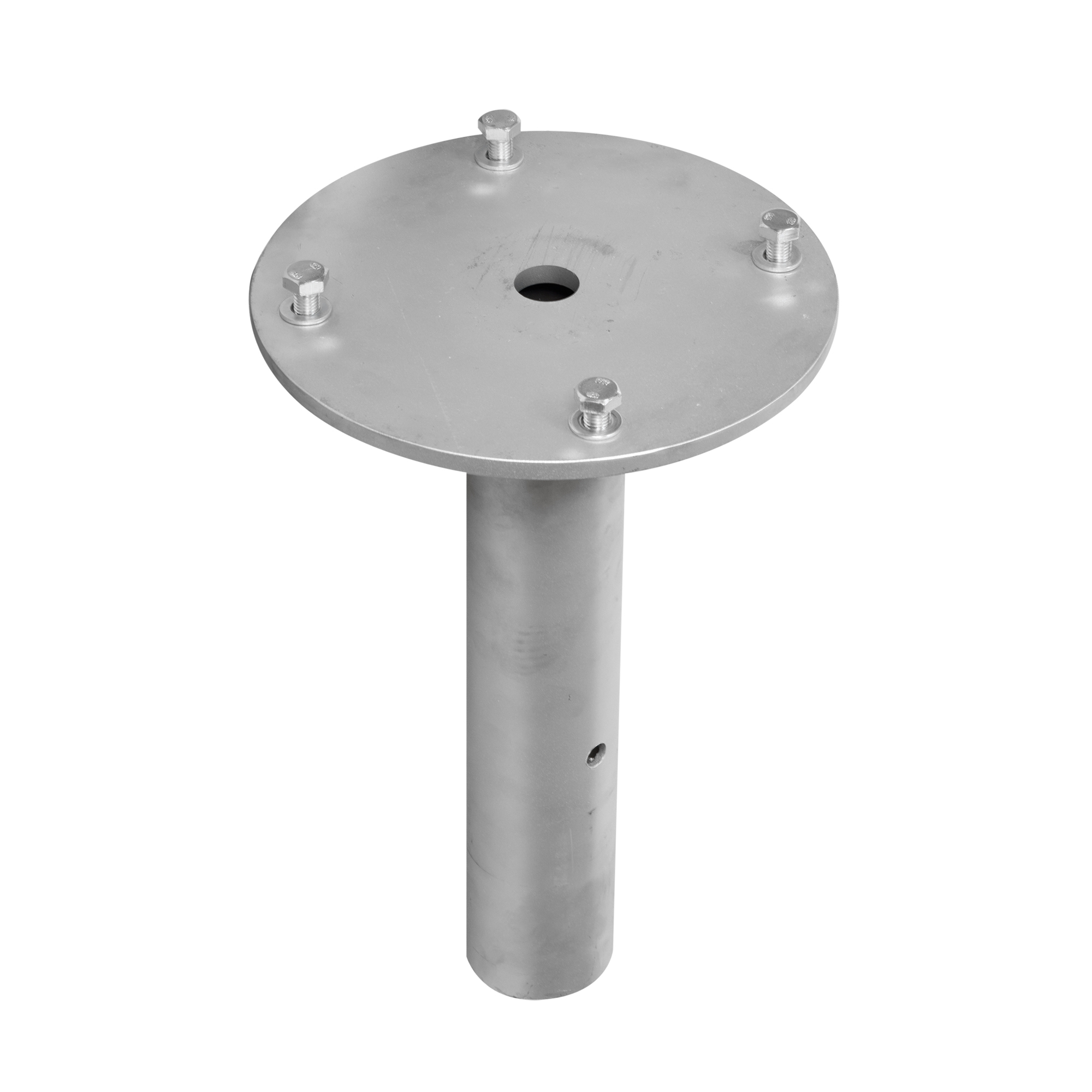 Bodenrohr für COMPACT Schranke mit Pendelstütze / COMPACT Durchfahrt-Begrenzer, feuerverzinkt, aus Stahl, zum Einbetonieren