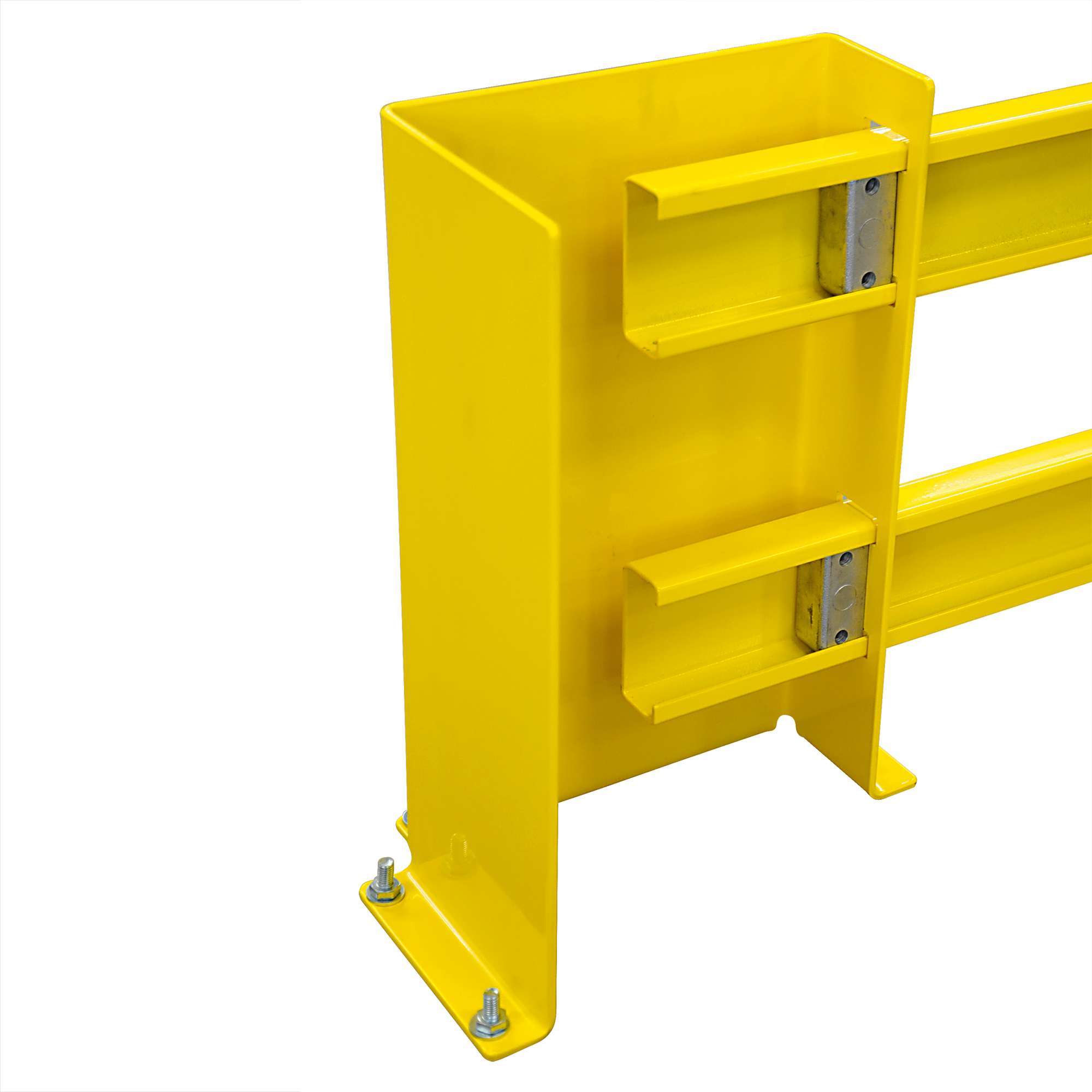BLACK BULL Regalschutz-Planken-Set B, Inhalt: 2 Anfahrschutz-Winkel, 2 Querholme