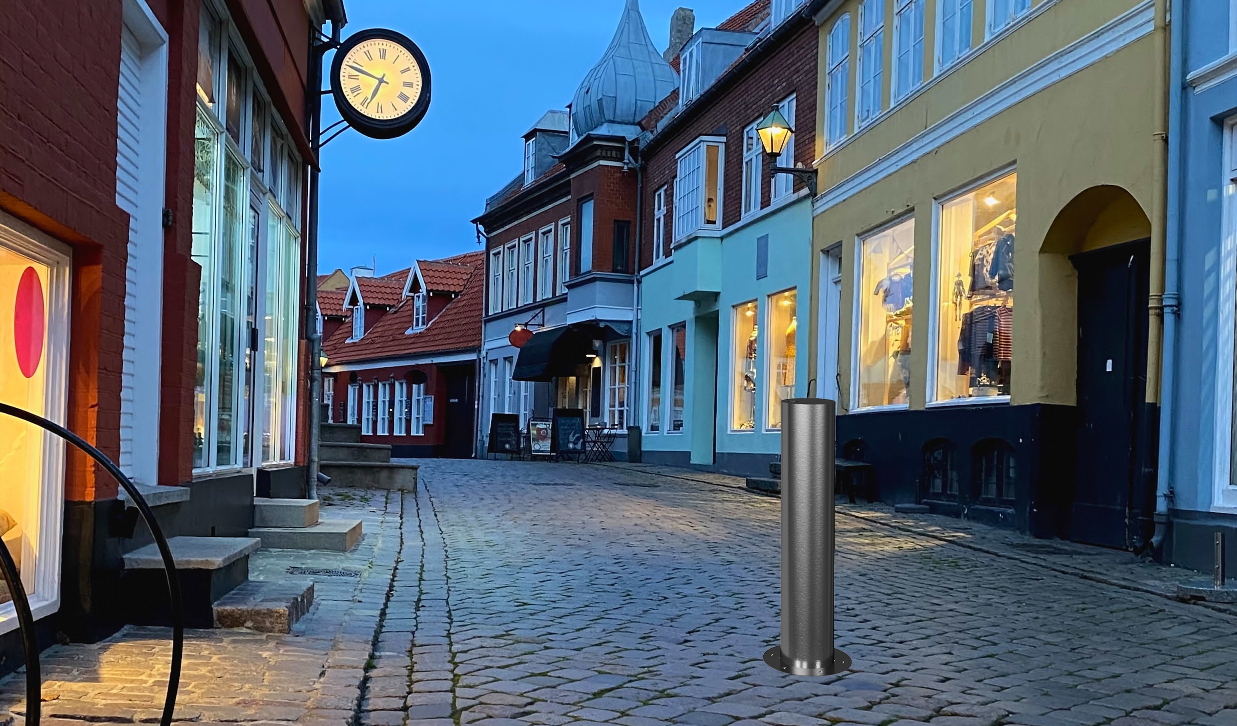 Edelstahlpoller vollversenkbar Ø 154 mm