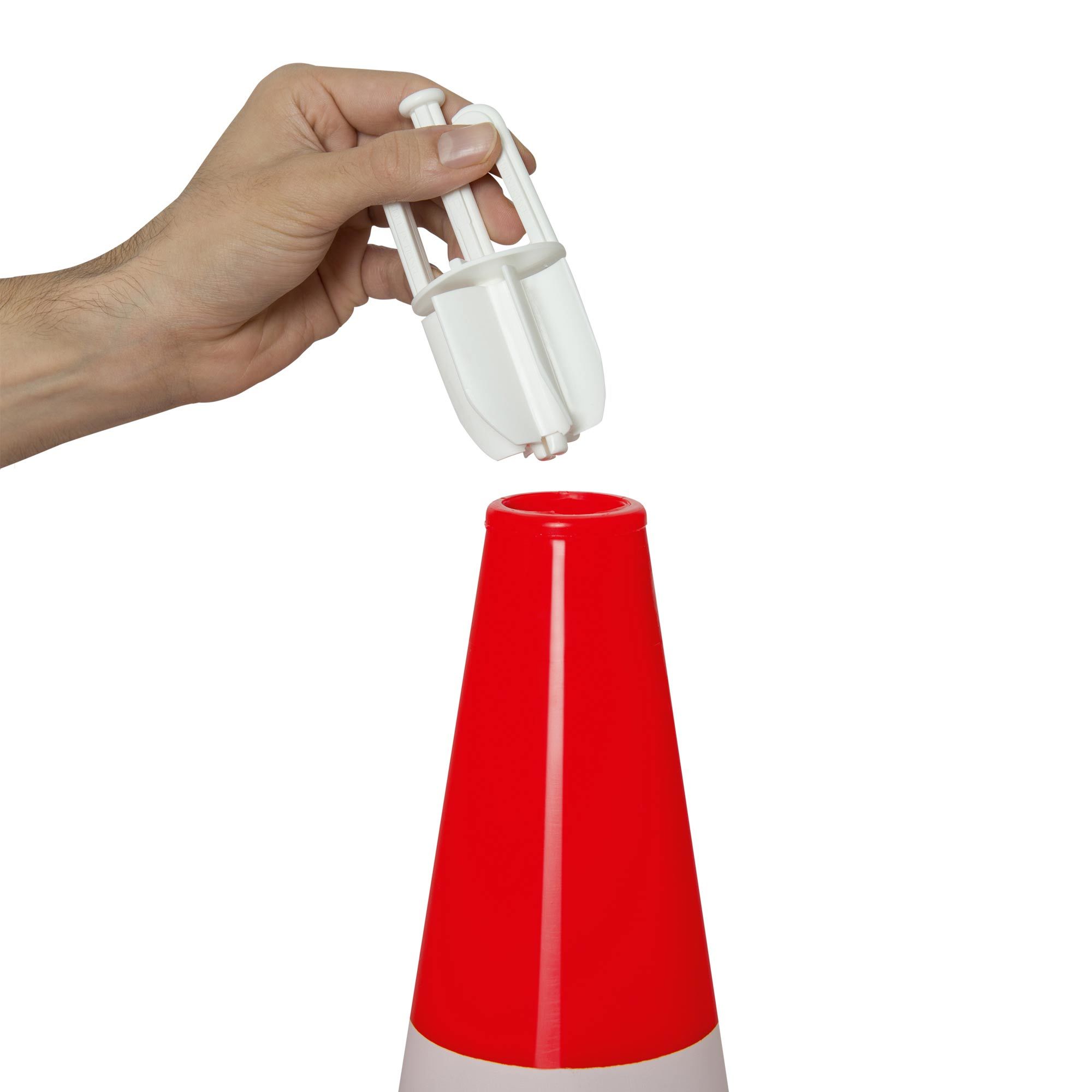 Kettenhaken SET, für Tagesleuchtende Leitkegel, Polyethylen, weiß, 1 Verkaufseinheit = 10 Stück