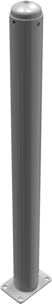 Stilpoller Ø 82 mm mit Halbkugel, ortsfest