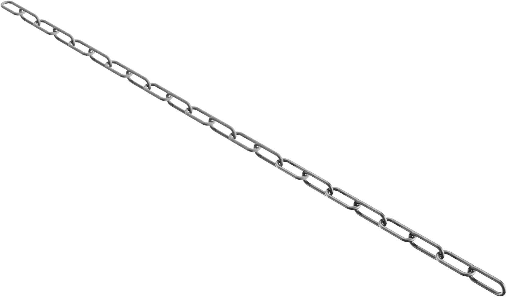 Absperrkette Stahl 5 mm geschweißt, 10 m